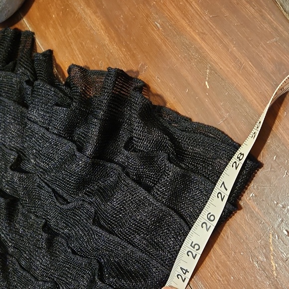 Max Studio Black Ruffle Dress (0790) - Picture 6 of 6